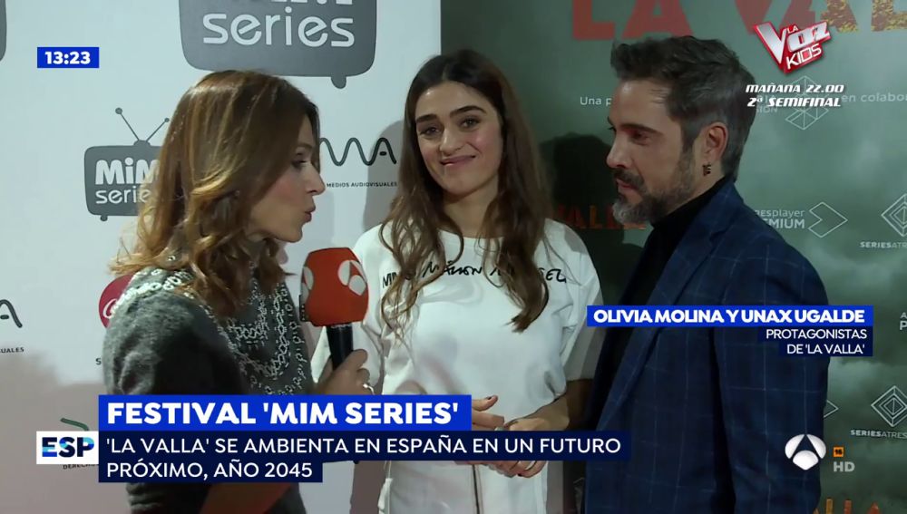 Olivia Molina y Unax Ugalde en los 'MiM Series': "La Valla plantea un nuevo mundo" 