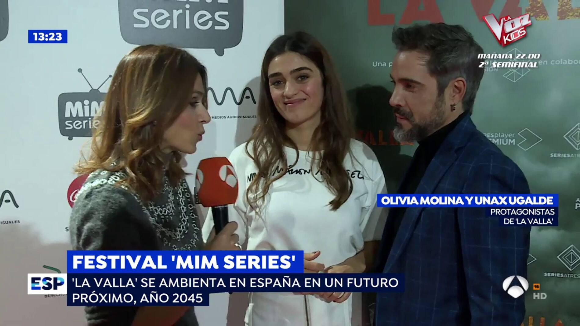Olivia Molina y Unax Ugalde en los 'MiM Series': "La Valla plantea un nuevo mundo" 