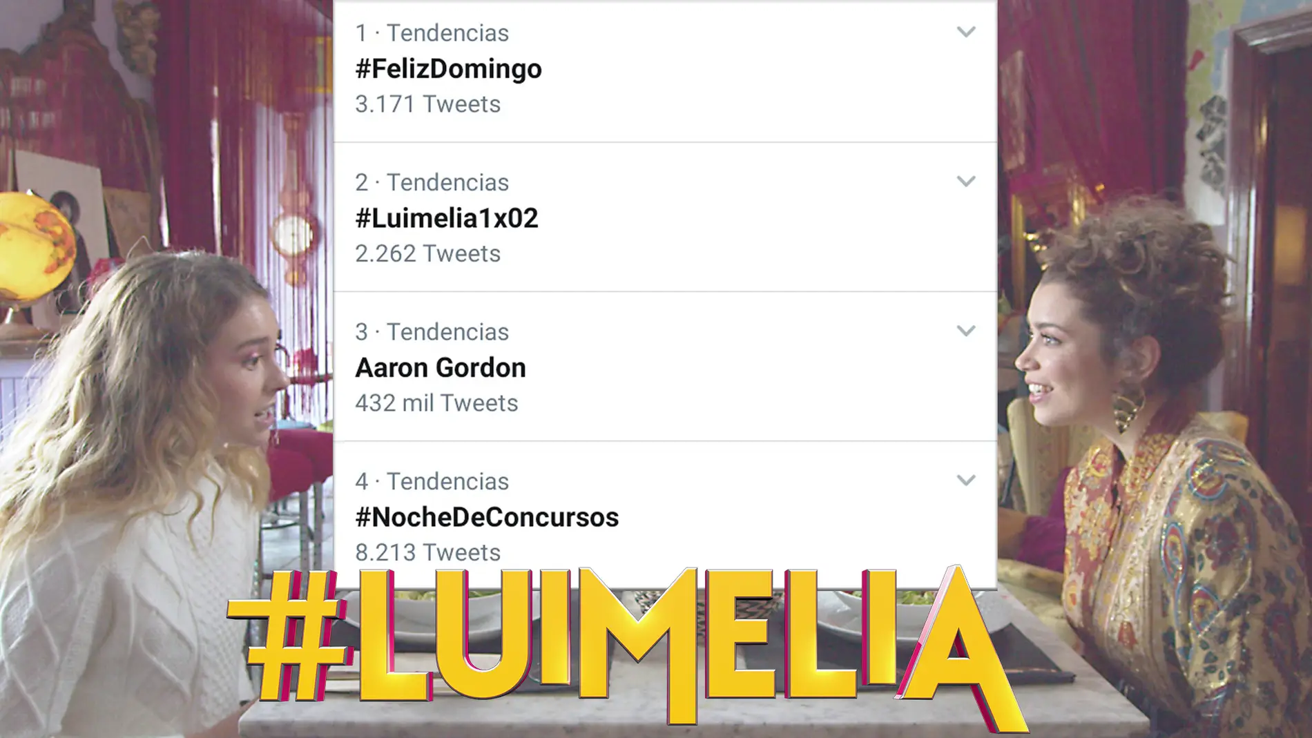 #Luimelia vuelve a ser Trending Topic en su segundo capítulo de estreno
