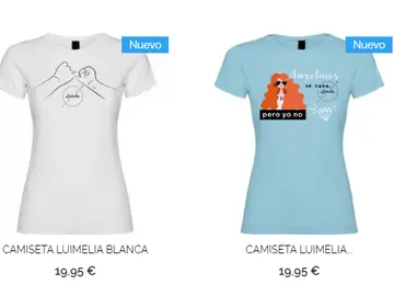 Camisetas de '#Luimelia' Camisetas de '#Luimelia'