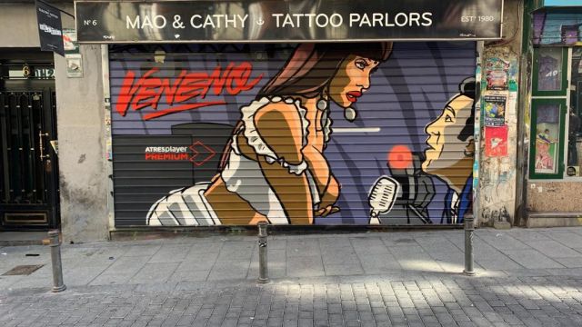 Los grafitis de &#39;Veneno&#39; en las calles de Madrid