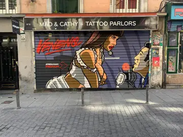 Los grafitis de 'Veneno' en las calles de Madrid Los grafitis de 'Veneno' en las calles de Madrid