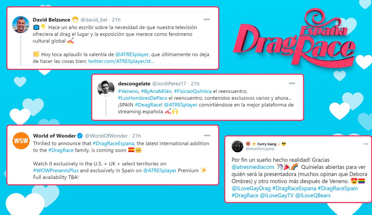 La gran repercusión en redes sociales ante la llegada de 'Drag Race' a ATRESplayer Premium