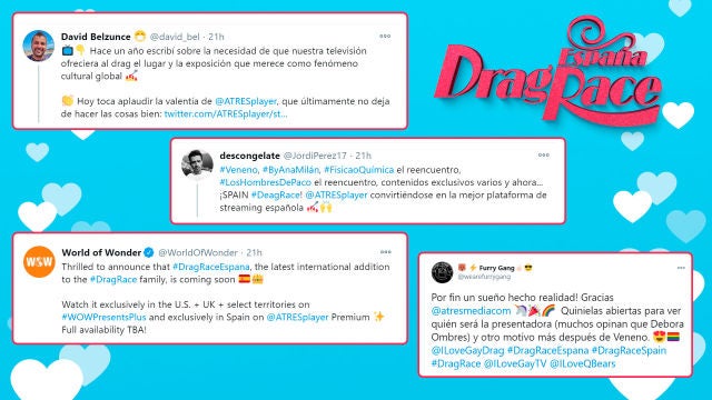 La gran repercusión en redes sociales ante la llegada de &#39;Drag Race&#39; a ATRESplayer Premium