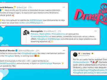 La gran repercusi&oacute;n en redes sociales ante la llegada de 'Drag Race' a ATRESplayer Premium