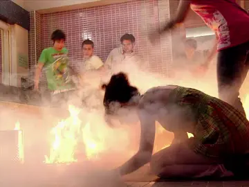 Así fue el incendio en el Zurbarán en 'Física o Química' Así fue el incendio en el Zurbarán en 'Física o Química'