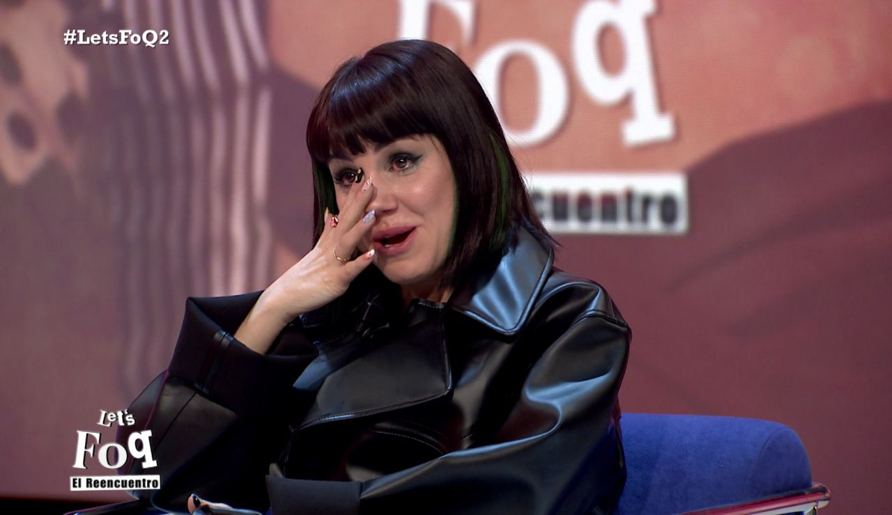 Las lágrimas de Angy Fernández al ver una secuencia inédita de Gorka y Paula, el domingo en 'Let's FOQ'