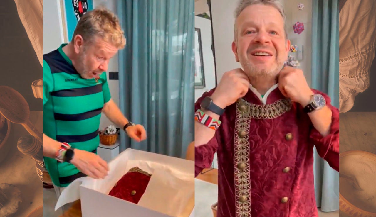 El regalazo de &lsquo;La cocinera de Castamar&rsquo; a Alberto Chicote: &ldquo;&iexcl;Es una joya!&rdquo;