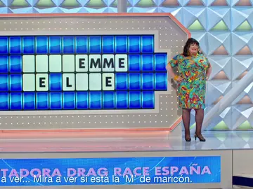 Paca La Piraña en La Ruleta de la suerte Paca La Piraña en La Ruleta de la suerte