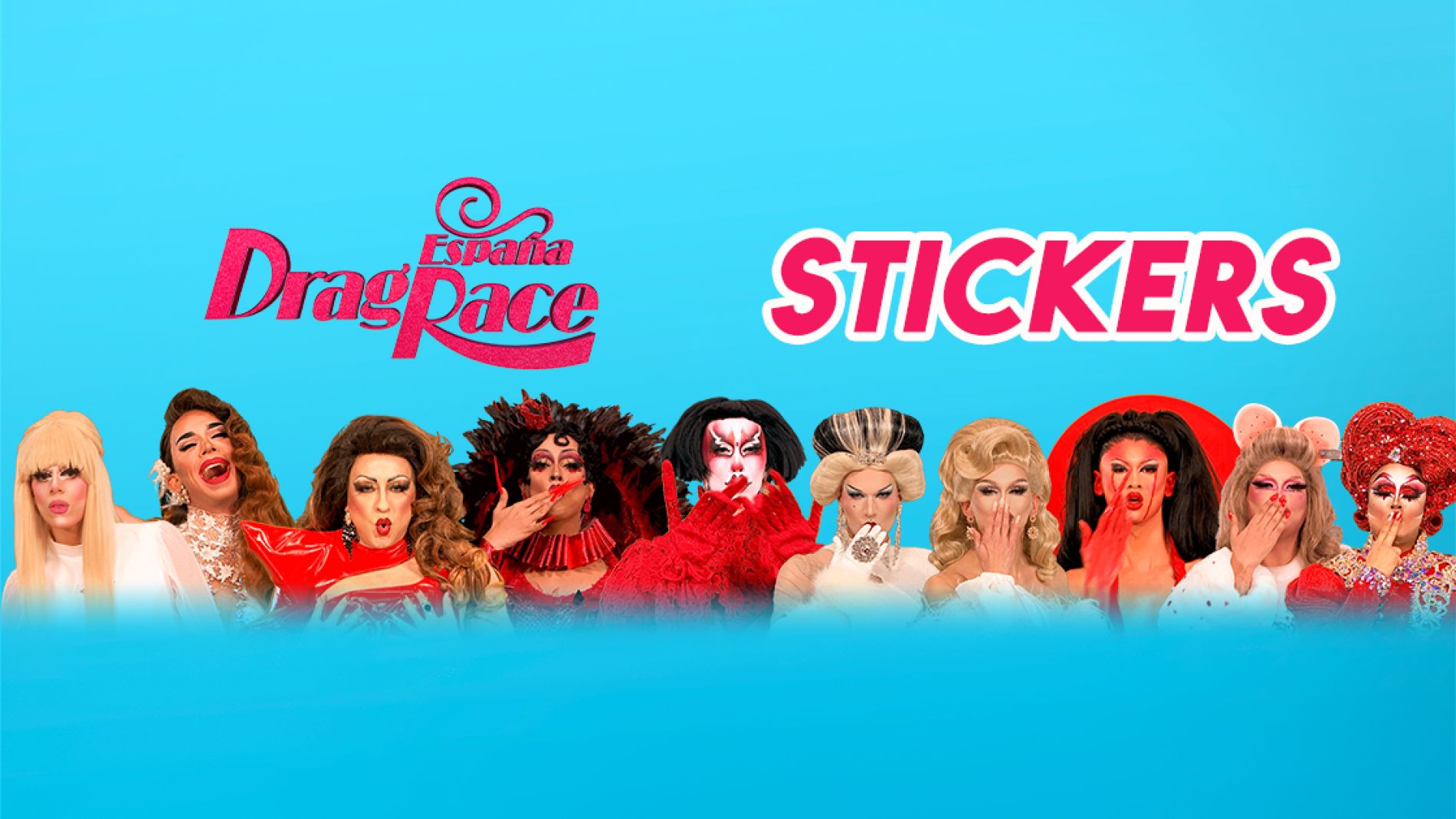 Descárgate los stickers oficiales de 'Drag Race España' 