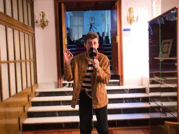 Daniel Ibáñez a las puertas de la sala de música Daniel Ibáñez a las puertas de la sala de música