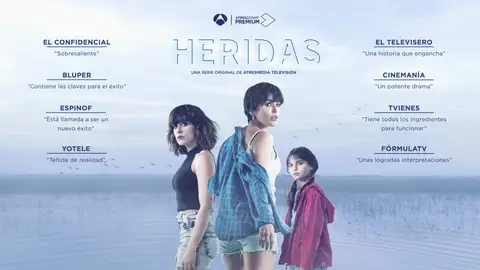 "Está llamada a ser un nuevo éxito", la crítica se rinde ante el primer capítulo de 'Heridas' "Está llamada a ser un nuevo éxito", la crítica se rinde ante el primer capítulo de 'Heridas'