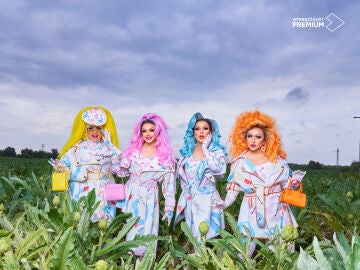  Las reinas de ‘Drag Race España’ Pupi Poisson, Estrella Xtravaganza y Sharonne, guiadas por Supremme de Luxe, están al frente de este nuevo formato original.
