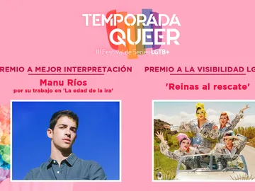 Manu Ríos ('Edad de la Ira') y 'Reinas al rescate' galardonados Manu Ríos ('Edad de la Ira') y 'Reinas al rescate' galardonados
