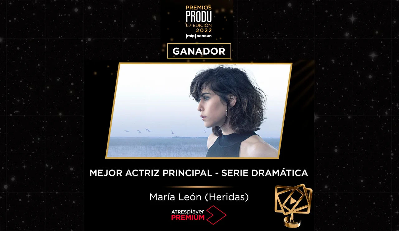 María León, Mejor Actriz de Serie Dramática por 'Heridas' en los Premios PRODU 2022