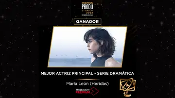 María León, Mejor Actriz de Serie Dramática por 'Heridas' en los Premios PRODU 2022