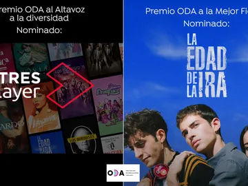 ATRESplayer y 'La edad de la ira' nominados en los Premios ODA 2022 ATRESplayer y 'La edad de la ira' nominados en los Premios ODA 2022