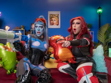 Onyx y Samantha Ballentines en el noveno programa de 'Sí lo digo' Onyx y Samantha Ballentines en el noveno programa de 'Sí lo digo'