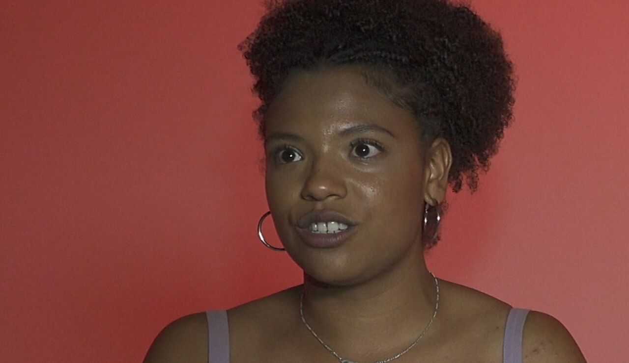 Tai Fati, la actriz que da vida a la protagonista se emociona al ver su escena 