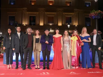 Un nuevo amanecer triunfa en la alfombra roja del Festival de Málaga Un nuevo amanecer triunfa en la alfombra roja del Festival de Málaga