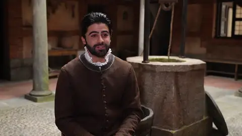 Jaime Gutiérrez interpreta a Alonso en Beguinas Alonso "se enamora locamente de Beatriz"