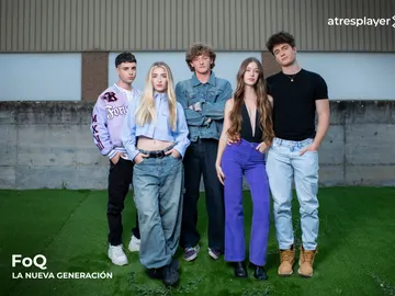 Rocío Velayos, María Bernardeau, Biel Antón, Kiko Bena y Miguel Fernández, protagonistas de FoQ. La Nueva Generación, nueva serie de atresplayer Rocío Velayos, María Bernardeau, Biel Antón, Kiko Bena y Miguel Fernández, protagonistas de FoQ. La Nueva Generación, nueva serie de atresplayer