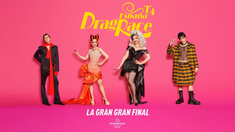 La Gran gran final de Drag Race España, en vivo, con público... ¡Y en abierto! Conoce este domingo a la nueva superestrella drag