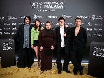 El reparto de 'Mariliendre', serie original de atresplayer, presente en el 28 Festival de M&aacute;laga