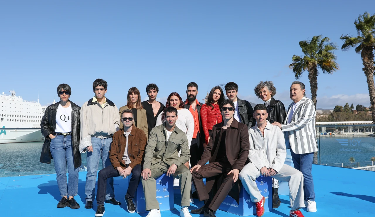 Equipo de Mariliendre en el Festival de Málaga