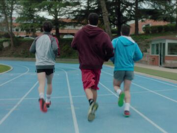 Gervasio y sus compa&ntilde;eros durante sus entrenamientos en el CAR