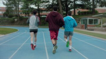 Gervasio y sus compa&ntilde;eros durante sus entrenamientos en el CAR