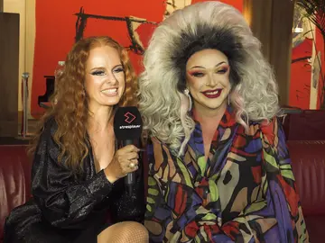 De cata de pintxos en el FesTVal de Vitoria con Supremme de Luxe y Ana Locking antes del estreno de la quinta temporada de Drag Race España De cata de pintxos en el FesTVal de Vitoria con Supremme de Luxe y Ana Locking antes del estreno de la quinta temporada de Drag Race España