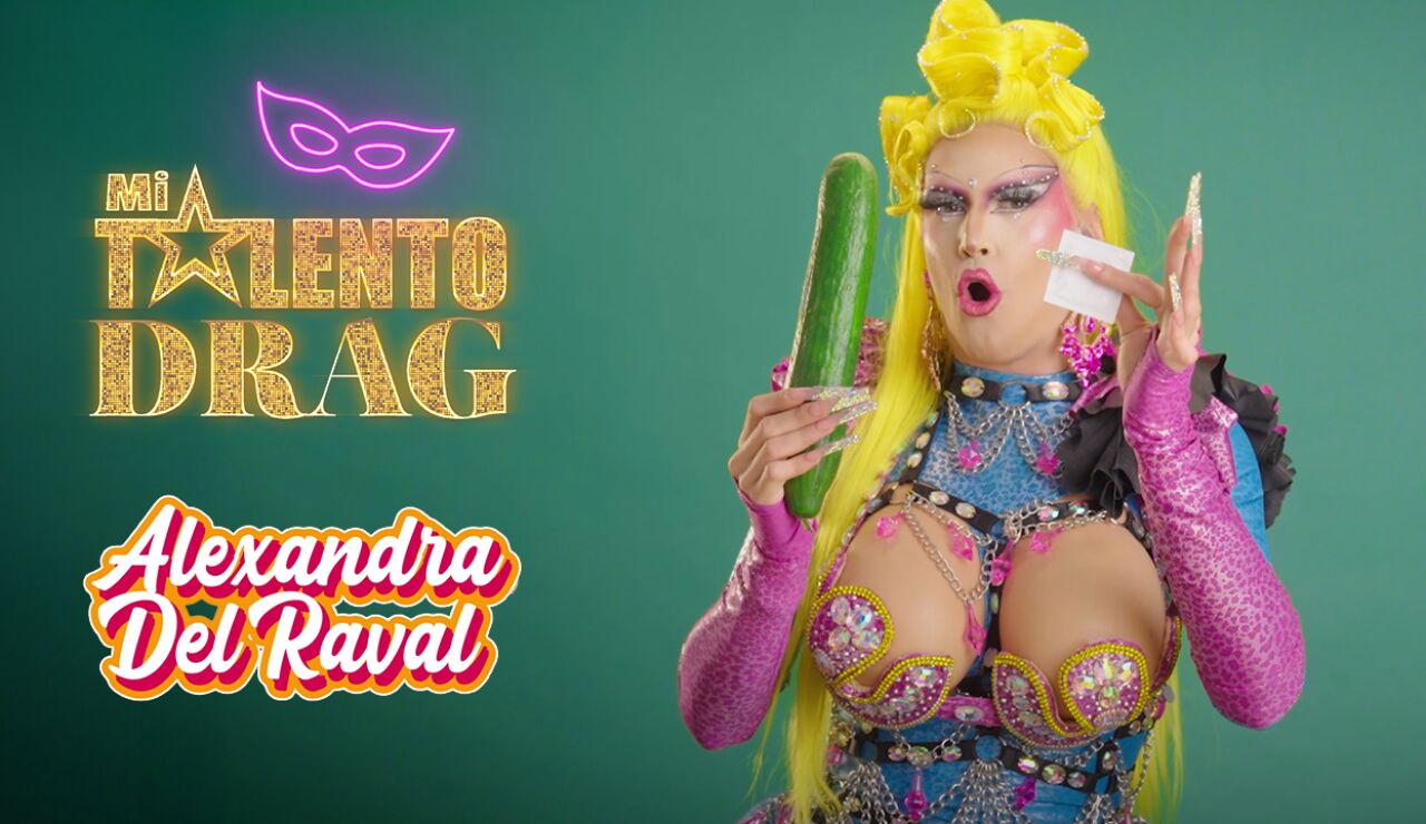 Alexandra del Raval y su tutorial para poner preservativos en Mi talento drag