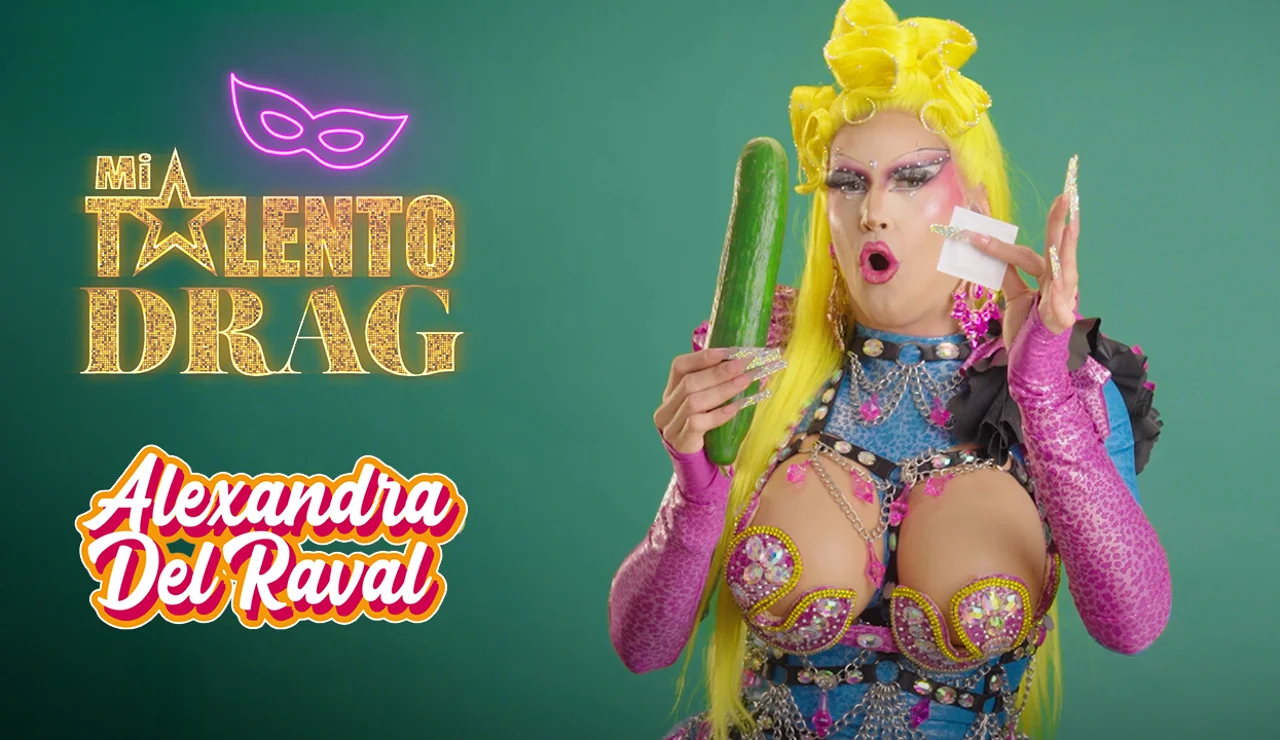 Alexandra del Raval y su tutorial para poner preservativos en Mi talento drag