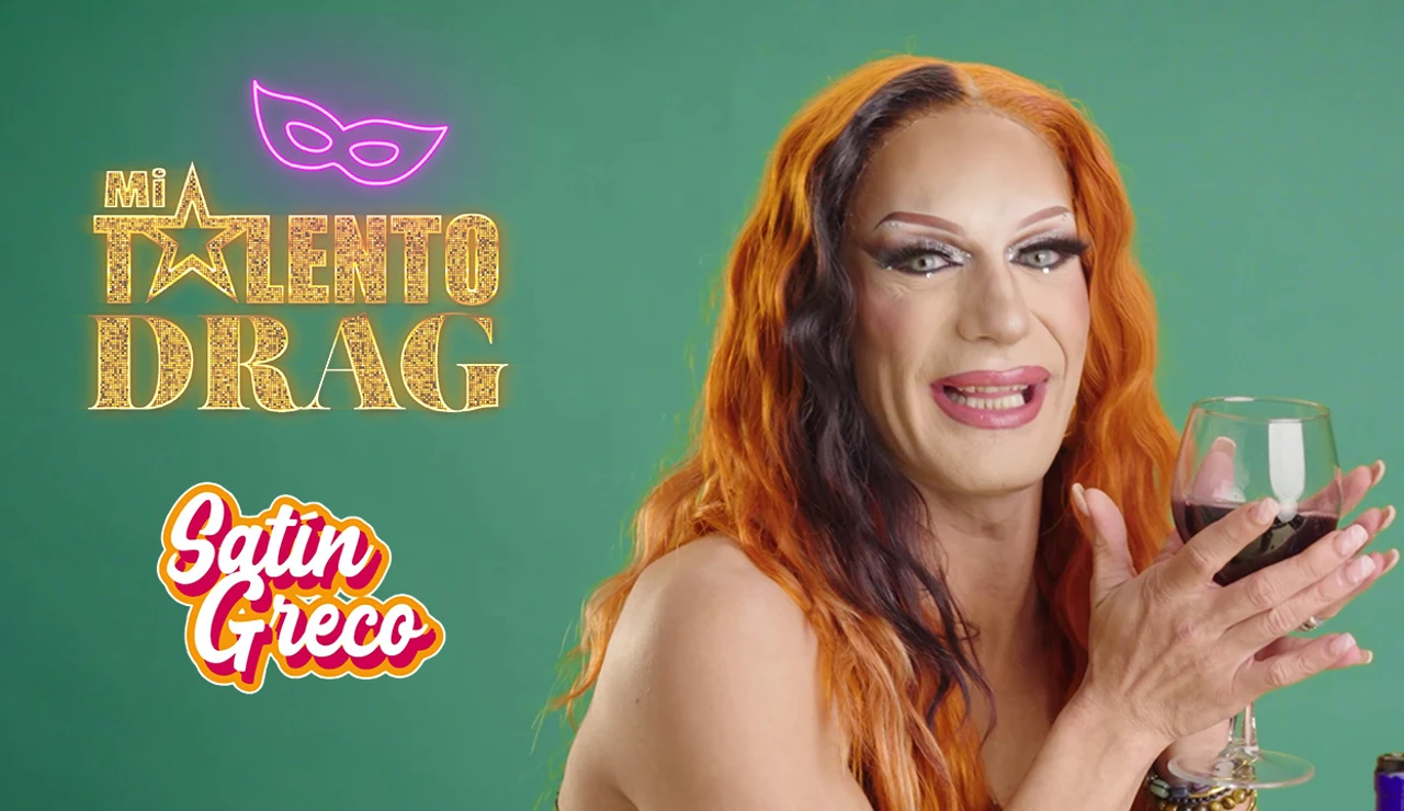 ¿Abrir una botella con un tacón? Satín Greco demuestra si es posible o no en Mi talento drag