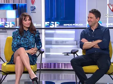 Natalia Verbeke y Oriol Tarrasón en Espejo Público Natalia Verbeke y Oriol Tarrasón en Espejo Público
