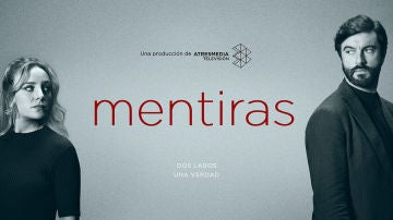 Cartel oficial de 'Mentiras', protagonizada por Ángela Cremonte y Javier Rey