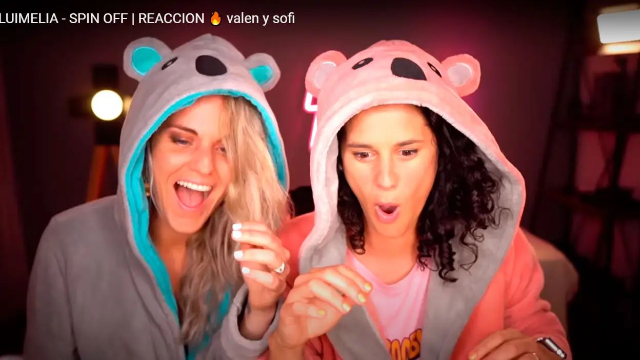 'Luimelia' se hace viral en Argentina gracias a las divertidas reacciones de Valen y Sofi, una pareja influencer