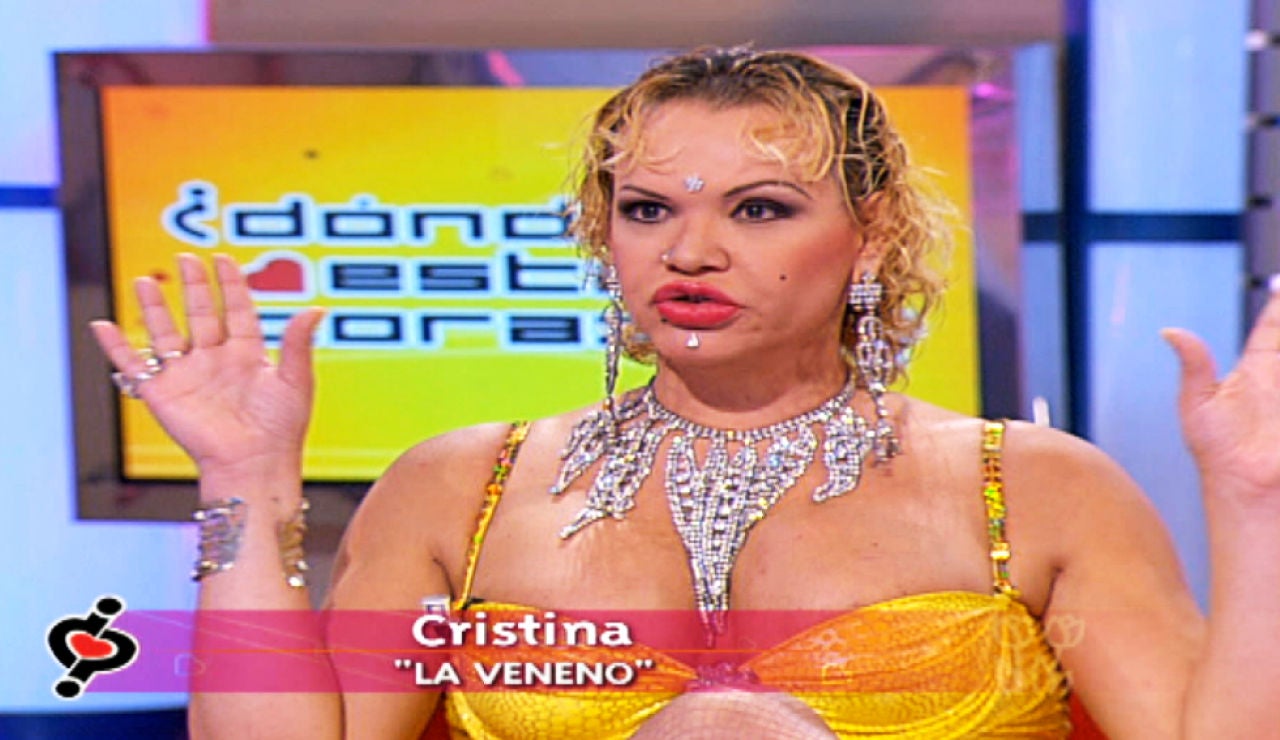 Cristina Ortiz, 'La Veneno', en el programa '&iquest;D&oacute;nde est&aacute;s coraz&oacute;n?'