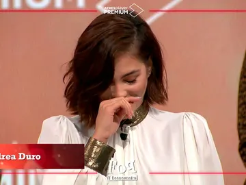 Andrea Duro se emociona en la rueda de prensa de 'FoQ: el reencuentro' Andrea Duro se emociona en la rueda de prensa de 'FoQ: el reencuentro'