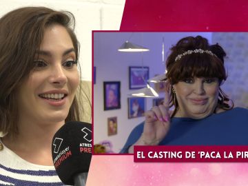 La reacción de Andrea Duro al ver el casting de Paca La Piraña como Yoli