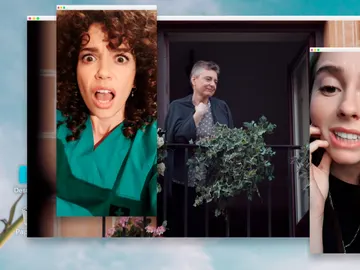 Amelia se asusta con lo que le cuenta Luisita Amelia se asusta con lo que le cuenta Luisita