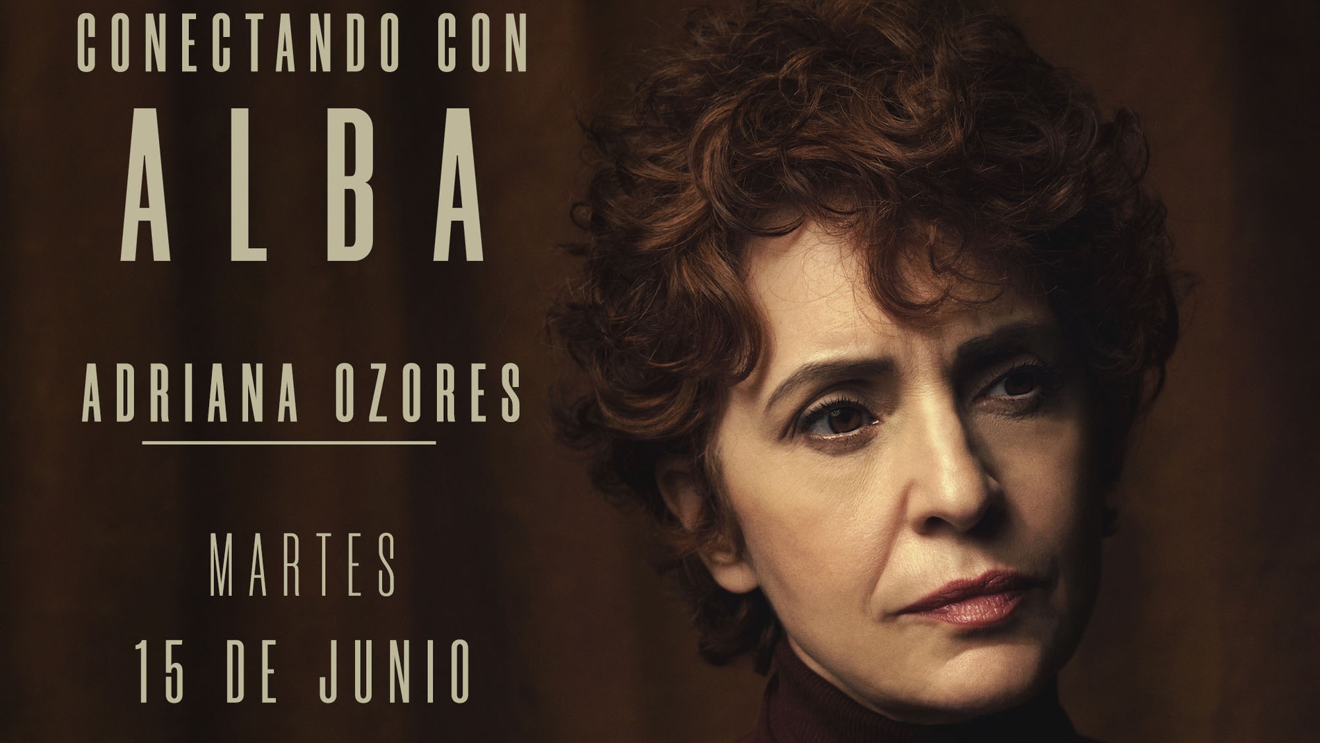 Este martes, entrevista en directo con Adriana Ozores en @ATRESplayer