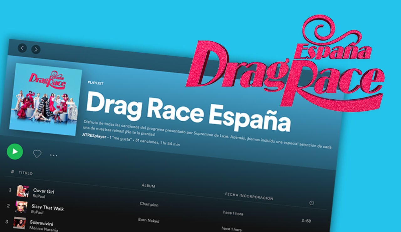 Disfruta de la playlist oficial de 'Drag Race España'