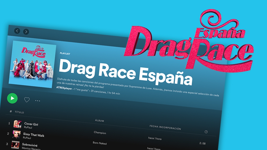 Disfruta de la playlist oficial de 'Drag Race España'