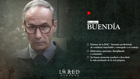 Françesc Garrido interpreta a Buendía en La red púrpura  Françesc Garrido interpreta a Buendía en La red púrpura