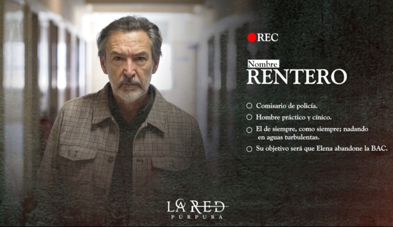  Gin&eacute;s Garc&iacute;a Mill&aacute;n interpreta a Rentero en La red p&uacute;rpura. El actor nos desvela los secretos de su personaje. 