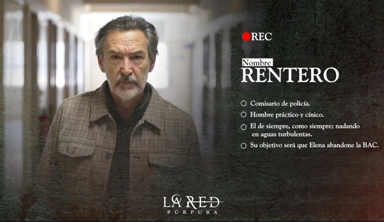 Ginés García Millán interpreta a Rentero en La red púrpura. El actor nos desvela los secretos de su personaje. 