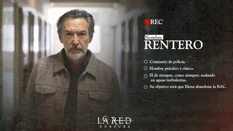 Ginés García Millán interpreta a Rentero en La red púrpura. El actor nos desvela los secretos de su personaje.   Ginés García Millán interpreta a Rentero en La red púrpura. El actor nos desvela los secretos de su personaje.