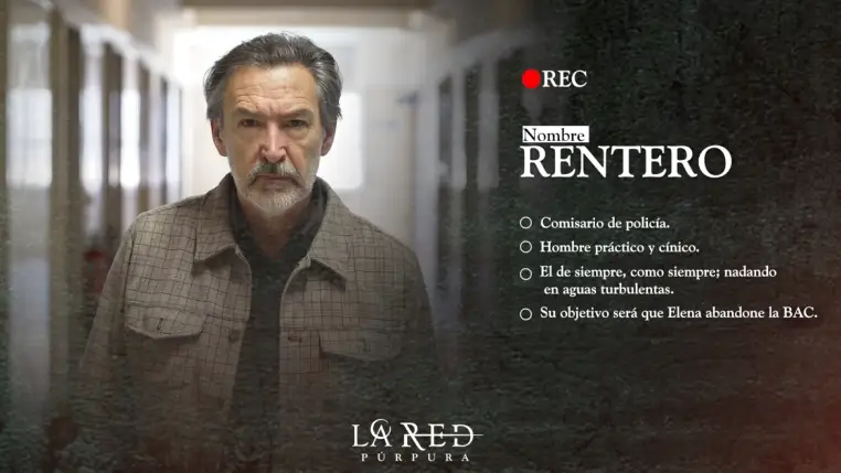  Ginés García Millán interpreta a Rentero en La red púrpura. El actor nos desvela los secretos de su personaje. 